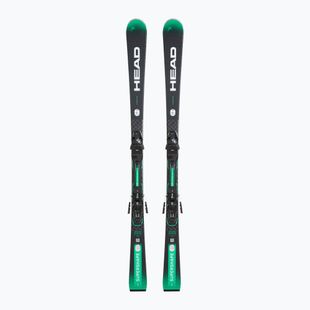 Abfahrtski HEAD Supershape e-Magnum SW BB-PR + Schnürung PRD 12 GW black/green