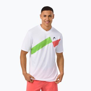 Tennis-Shirt Herren HEAD Topspin gi/print perf m