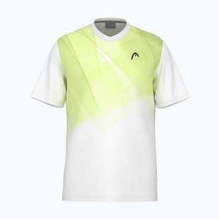 Tennis-Shirt Herren HEAD Topspin print vision m/lime