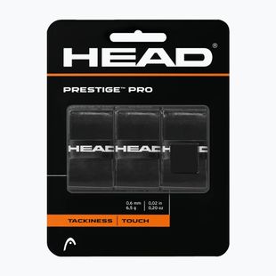 Tennis-Schlägergriffband HEAD Prestige Pro Overwrap black