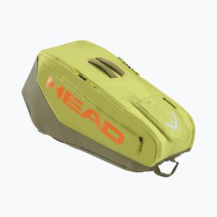 Tennistasche HEAD Pro Racquet Bag L 62 l green/orange