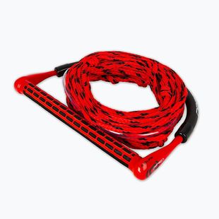 Abschleppseil O'Brien 4-Section Poly-E Wakeboard Rope and Handle Combo red