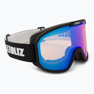 Skibrille Bliz Rave matt black/light orange blue multi