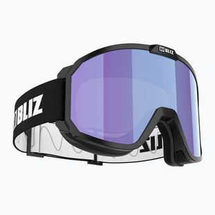 Skibrille Bliz Rave matt black/light orange blue multi