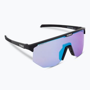 Bliz Hero Nano Optics Nordic Light S2 Fahrradbrille matt schwarz/hell begonia/violett blau multi