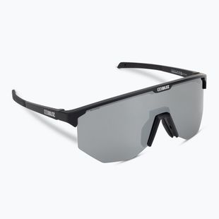 Bliz Hero Polarized S3 mattschwarz/silber verspiegelte Fahrradbrille