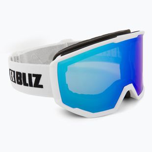 Skibrille Bliz Spark white/smoke&blue