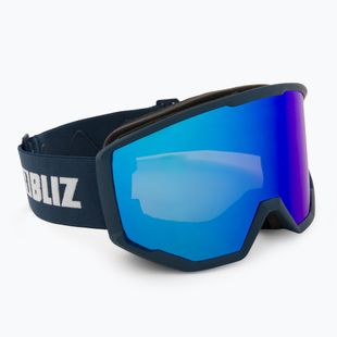 Skibrille Bliz Spark dark blue/brown&blue