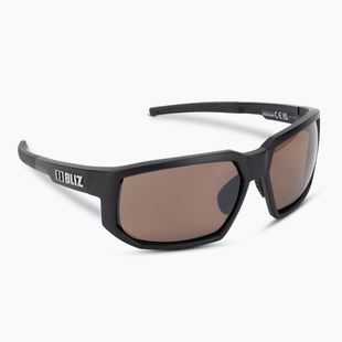 Bliz Arrow Polarized S3 matt schwarz/braun Silber Spiegel Radfahren Brille