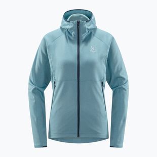 Damen-Trekking-Sweatshirt Haglöfs Skuta Hood blau 605072