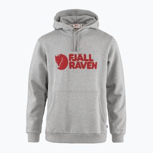 Herren Fjällräven Logo Hoodie grau F84144
