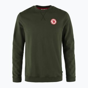 Herren Fjällräven 1960 Logo Badge Pullover deep forest