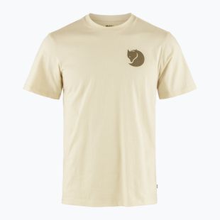 Herren T-Shirt Fjällräven Walk With Nature chalk white