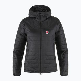 Damen Daunenjacke Fjällräven Expedition X-lätt Hoodie schwarz