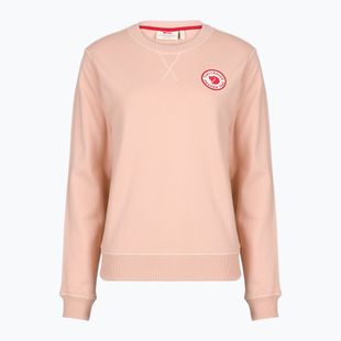 Hoodie Sweatshirt Herren Fjällräven 1960 Logo Badge Sweater chalk rose