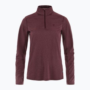 Damen-Trekkingpullover Fjällräven Abisko Day Hike Half Zip port