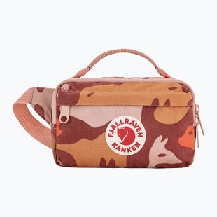 Bauchtasche Fjällräven Kanken Graphics Hip Pack chalk rose/hidden animals