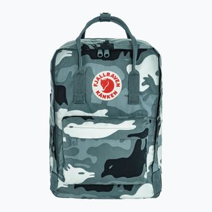 Stadtrucksack Fjällräven Kanken Graphics Laptop 15" 18 l nimbus blue/hidden animals