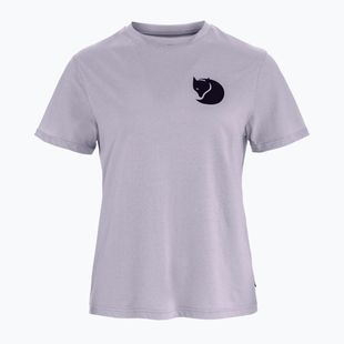 Damen T-Shirt Fjällräven Fox Boxy Logo lavender mist