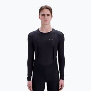 Herren-Radlongsleeve POC Layer Mid Jersey uranium black