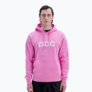 Sweatshirt  POC Hood thulite pink/hydrogen white