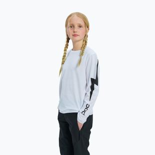 Longsleeve Kinder POC Tee Jr hydrogen white