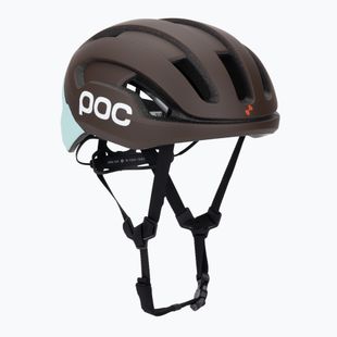 Fahrradhelm POC Omne Air MIPS bronzite brown matt/lazurite blue matt