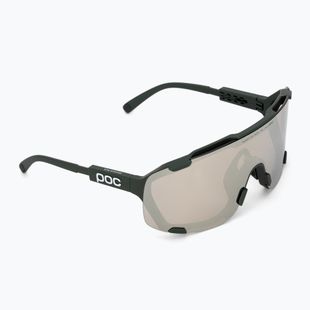 Sonnenbrille POC Devour Mid pargasite green/clarity road/sunny silver