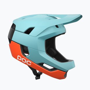Fahrradhelm POC Otocon Race MIPS indicolite blue matt/carnelian orange matt