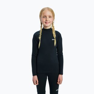 Kinder Funktionssweatshirt POC Layer Merino Mock Neck Jersey Jr uranium black