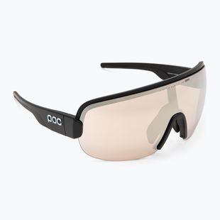 Sonnenbrille POC Aim uranium black/clarity trail/Paartly sunny silver
