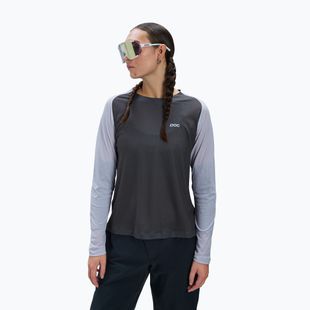 Damen Fahrrad-Langarmshirt POC Motion Air granite grey