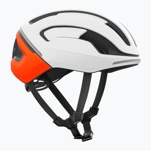 Fahrradhelm POC Omne Beacon MIPS hydrogen white/fluorescent orange matt