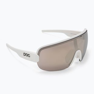 Sonnenbrille POC Aim hydrogen white/clarity road/sunny silver