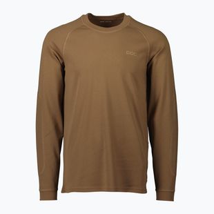 Herren-Trekking-Sweatshirt POC Poise Crew jasper brown