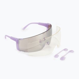 Fahrradbrille POC Propel purple quartz translucent/clarity road silver