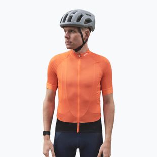 Fahrradtrikot für Männer POC Essential Road poc o zink orange