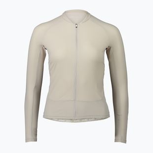 Damen-Radsport-Langarmshirt POC Essential Road light sandstone beige
