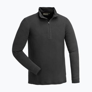 Thermoaktiver Sweatshirt Hoodie Herren Pinewood Abisko Merino Base Layer Half Zip smoke black