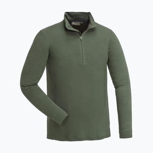 Thermoaktiver Sweatshirt Hoodie Herren Pinewood Abisko Merino Base Layer Half Zip d.mossgreen