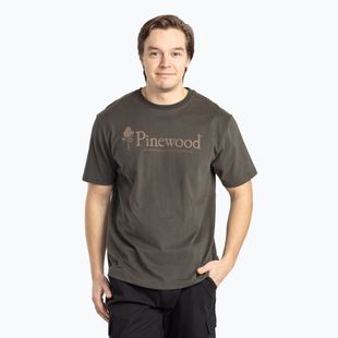 Pinewood Outdoor Life Herren-T-Shirt d.grün