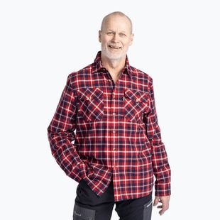Hemd Herren Pinewood Härjedalen red/navy