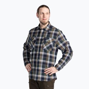 Hemd Herren Pinewood Härjedalen green/navy