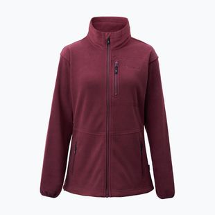 Trekking Sweatshirt Hoodie Damen Pinewood Finnveden Fleece earth plum