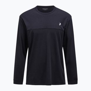 Men's Peak Performance Trail Wollmischung Longsleeve schwarz