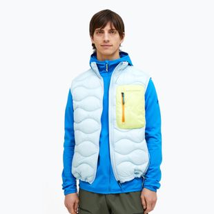 Peak Performance Herren ärmelloses Helium Utility Down cloud/sunny adventure/brilliant blue