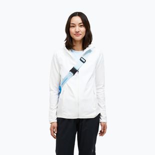 Damen-Trekkingsweatshirt Peak Performance Light Zip Hood off white