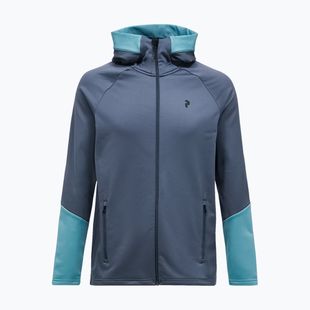 Herrenpullover Peak Performance Rider Essentials Zip Hood Mountain Mist/Deluded Vision