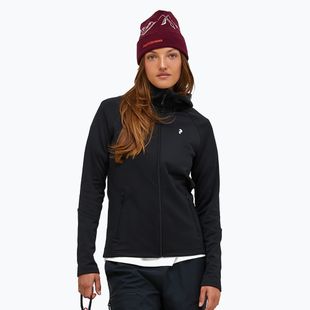 Damen Kapuzenjacke Peak Performance Rider Essentials Zip Hood black/black
