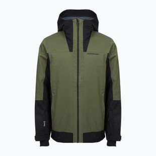 Herren-Skijacke Peak Performance Rider Tech Insulated pine needle/black